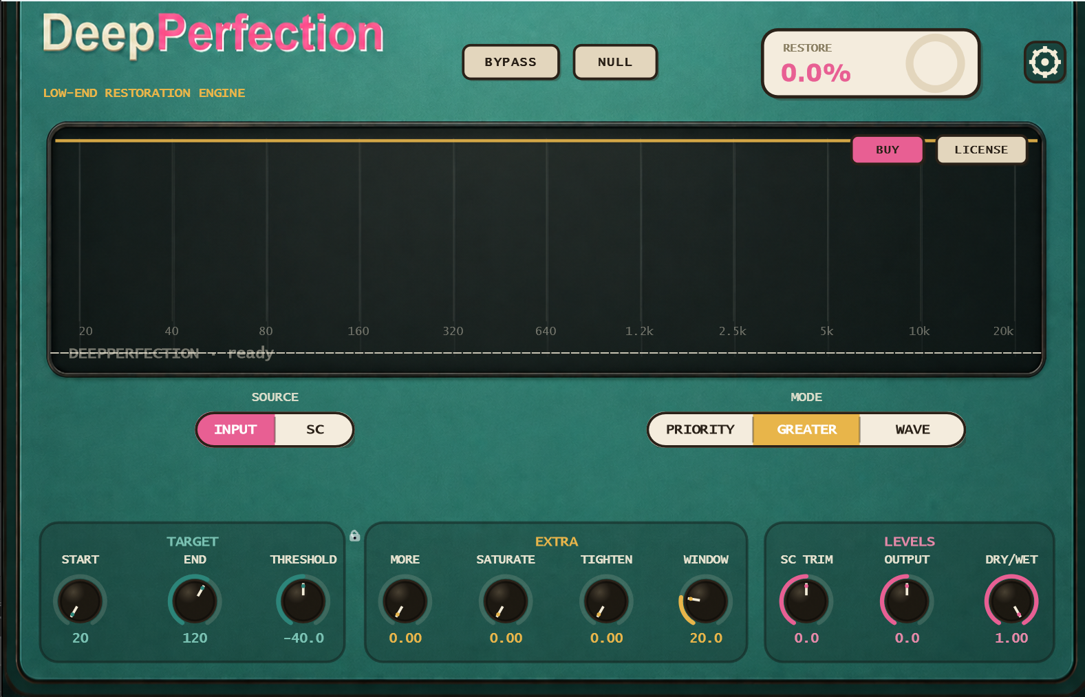 DeepPerfection plugin interface